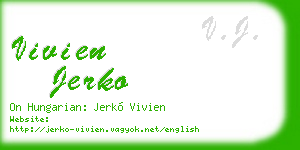 vivien jerko business card