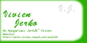 vivien jerko business card